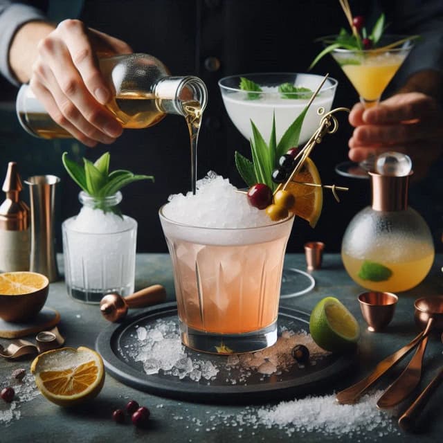technique de cocktail